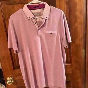Ted Baker Light Pink Polo Shirt for Men